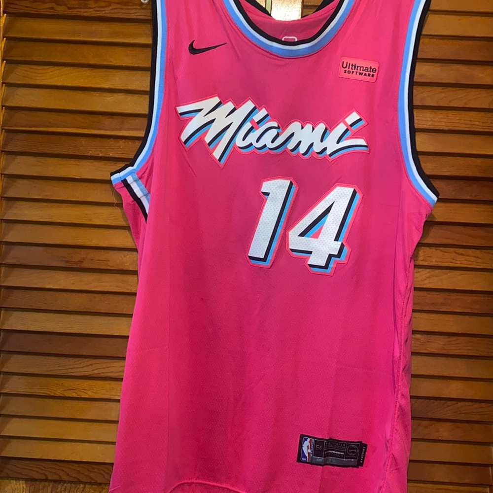 Miami heat pink & blue Tyler Herro jersey